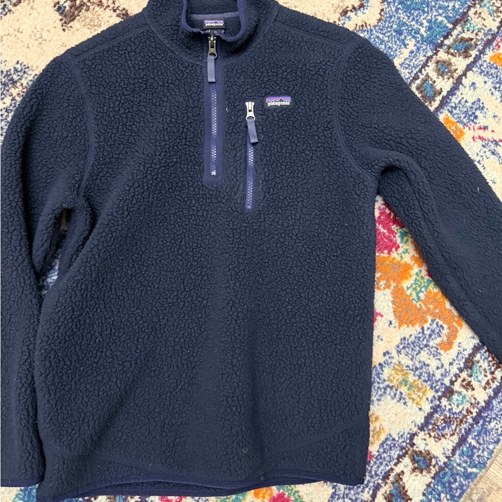 Patagonia Dark Blue Fleece Jacket